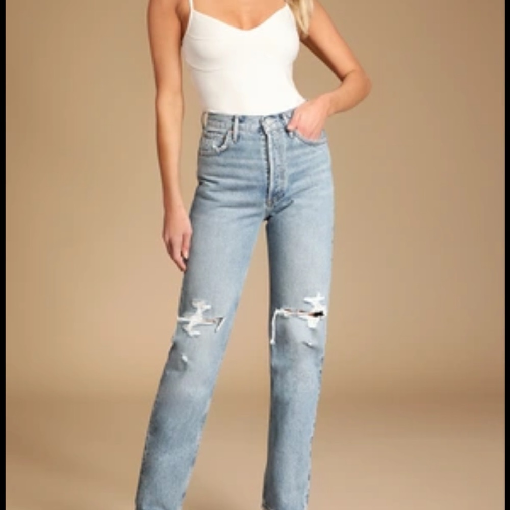 Agolde 90’s pinch waist straight leg jeans